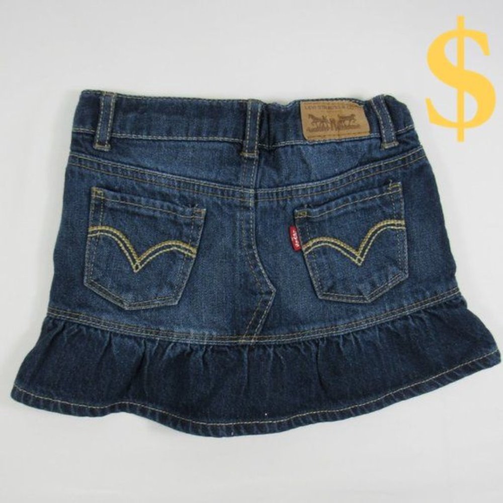 Levi’s Scooter Jean Skirt w/ Skorts 4 REG (3-4yrs)
